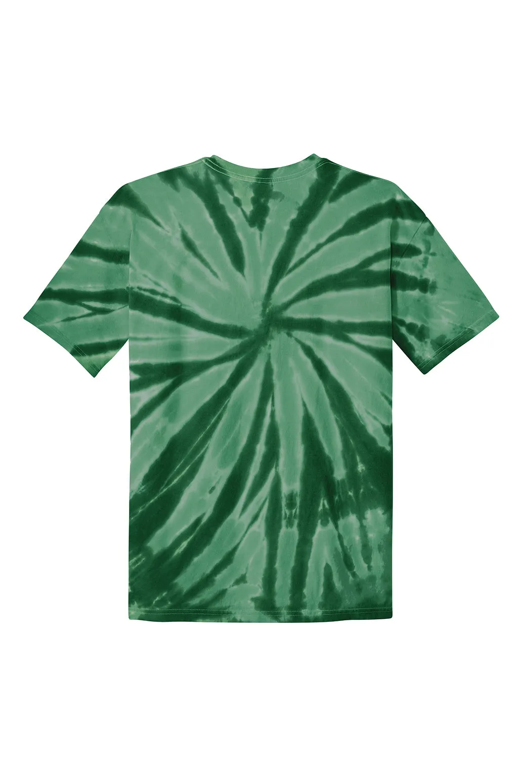 Port & Company Youth Tie-Dye Short Sleeve Crewneck T-Shirt - Forest Green