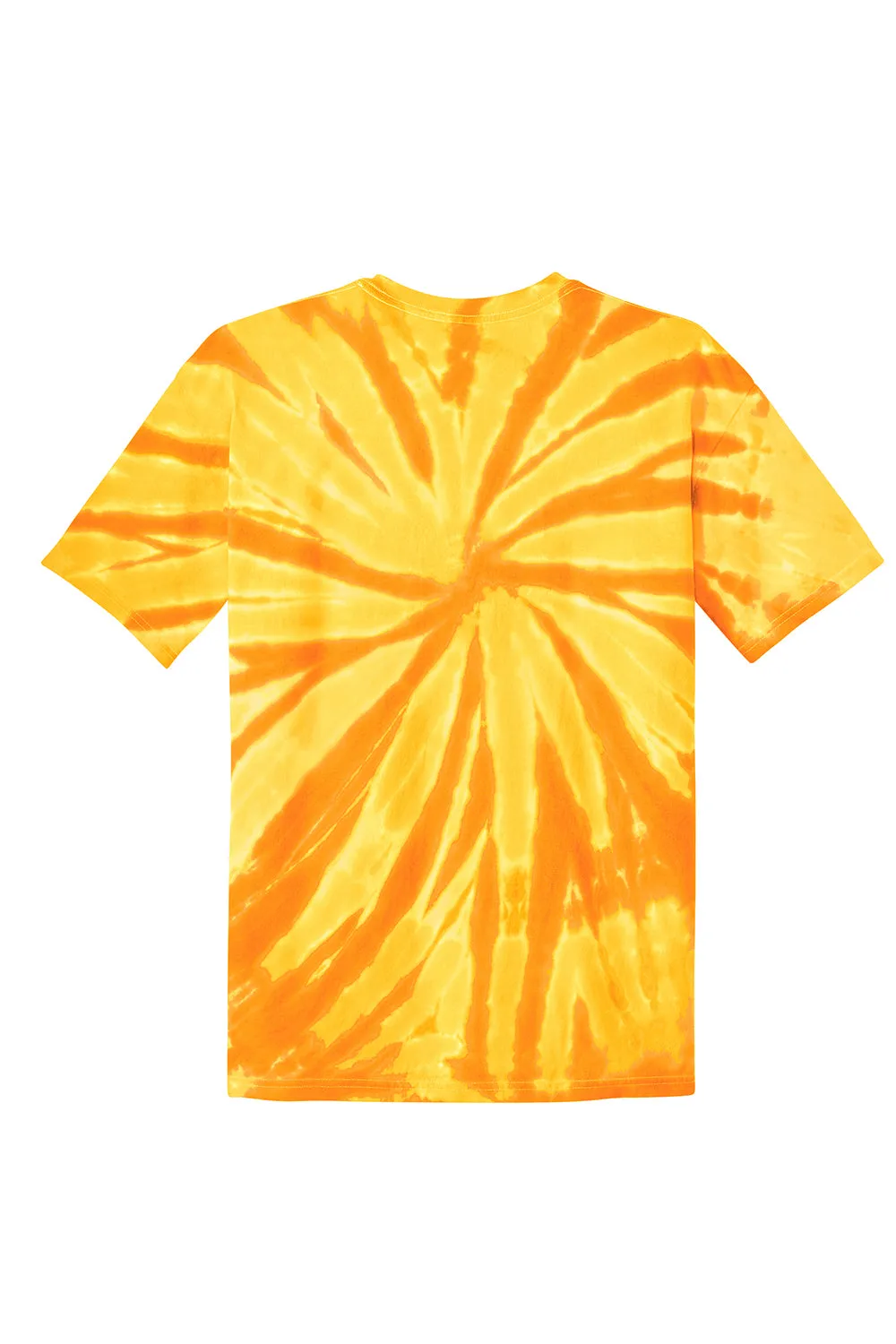 Port & Company Youth Tie-Dye Short Sleeve Crewneck T-Shirt - Gold