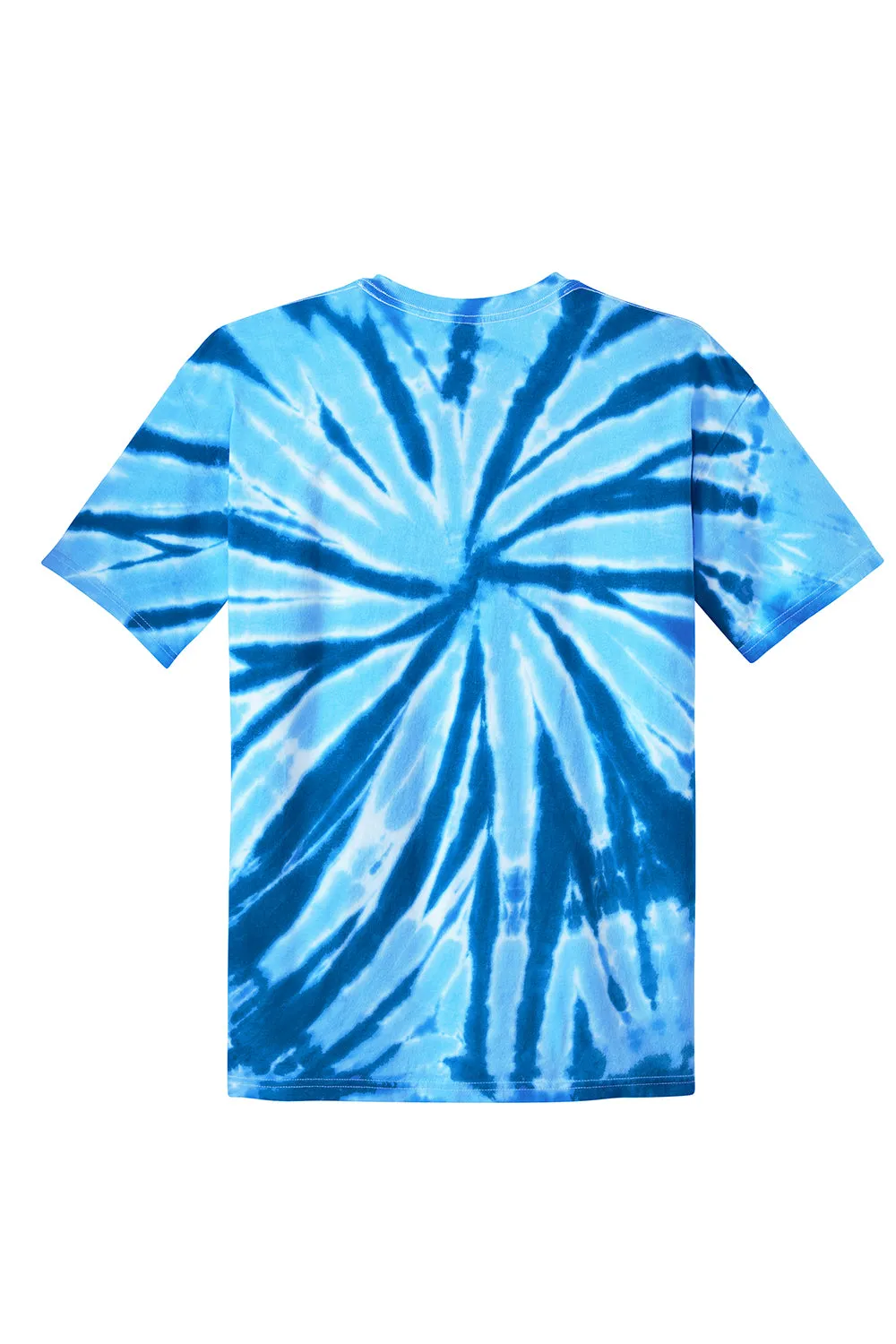Port & Company Youth Tie-Dye Short Sleeve Crewneck T-Shirt - Royal Blue