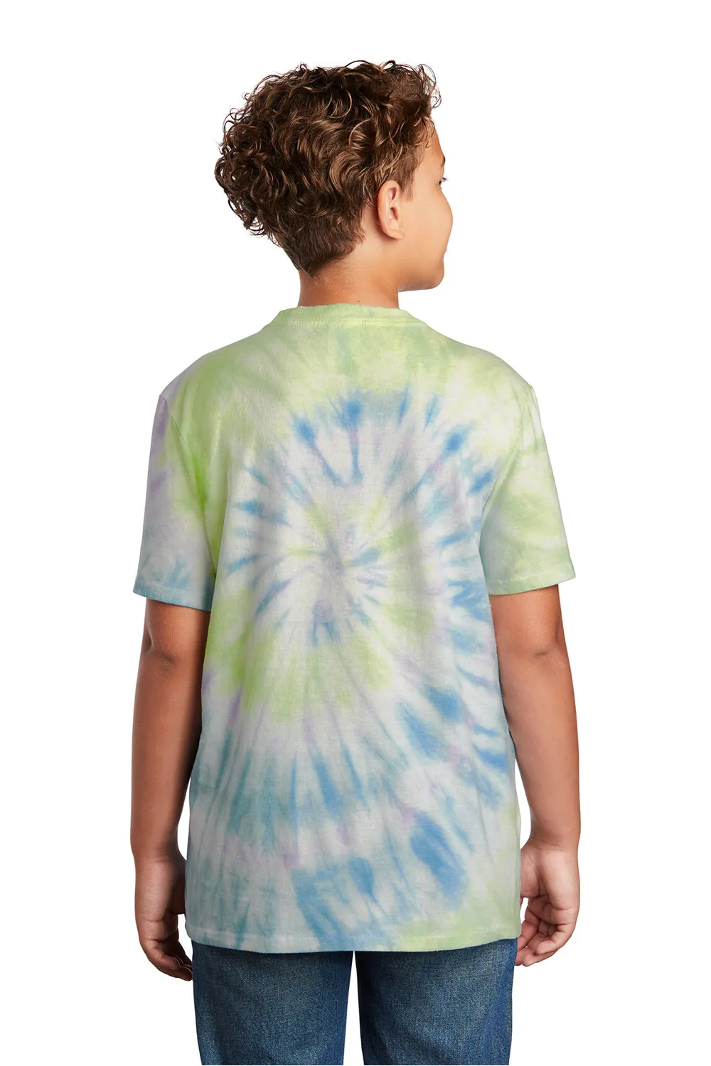 Port & Company Youth Tie-Dye Short Sleeve Crewneck T-Shirt - Watercolor Spiral  Buy the latest Clothing Port-Company