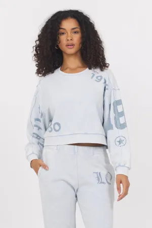 Printed Rib Crew
