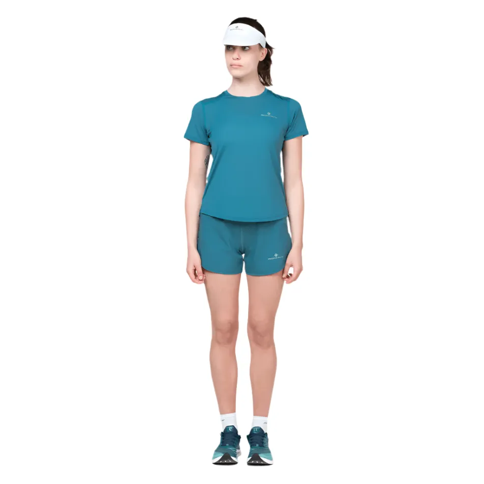 Ronhill Women's Tech Short Sleeved Tee in Mallard/Meadow SS25