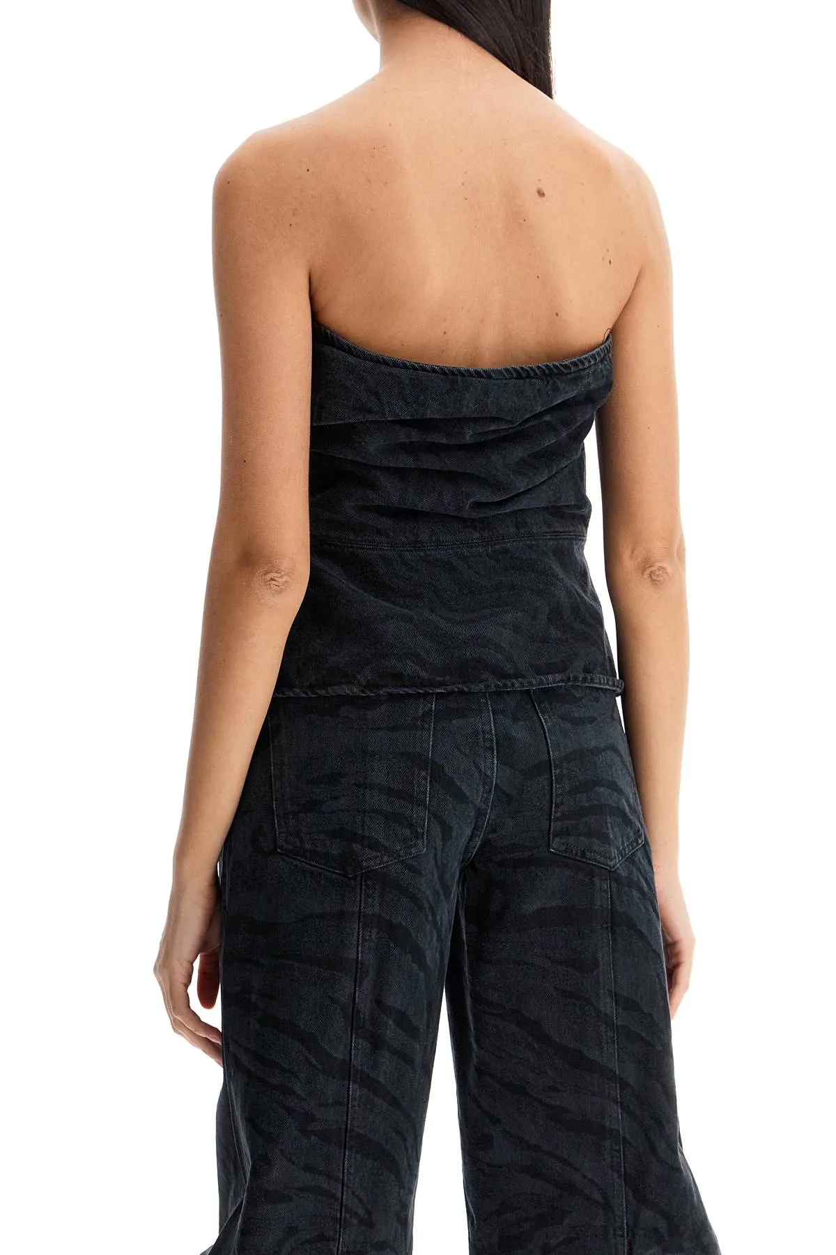 Rotate Women's "Zebra Print blue Top