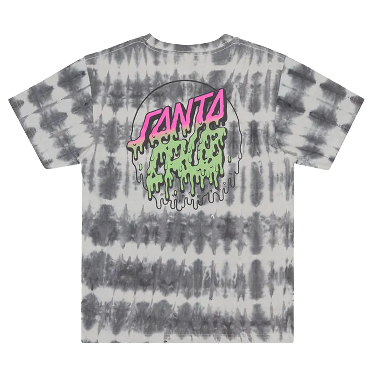 Santa Cruz - Rad Dot Hollow Youth Tee Black Tie Dye Santa Cruz