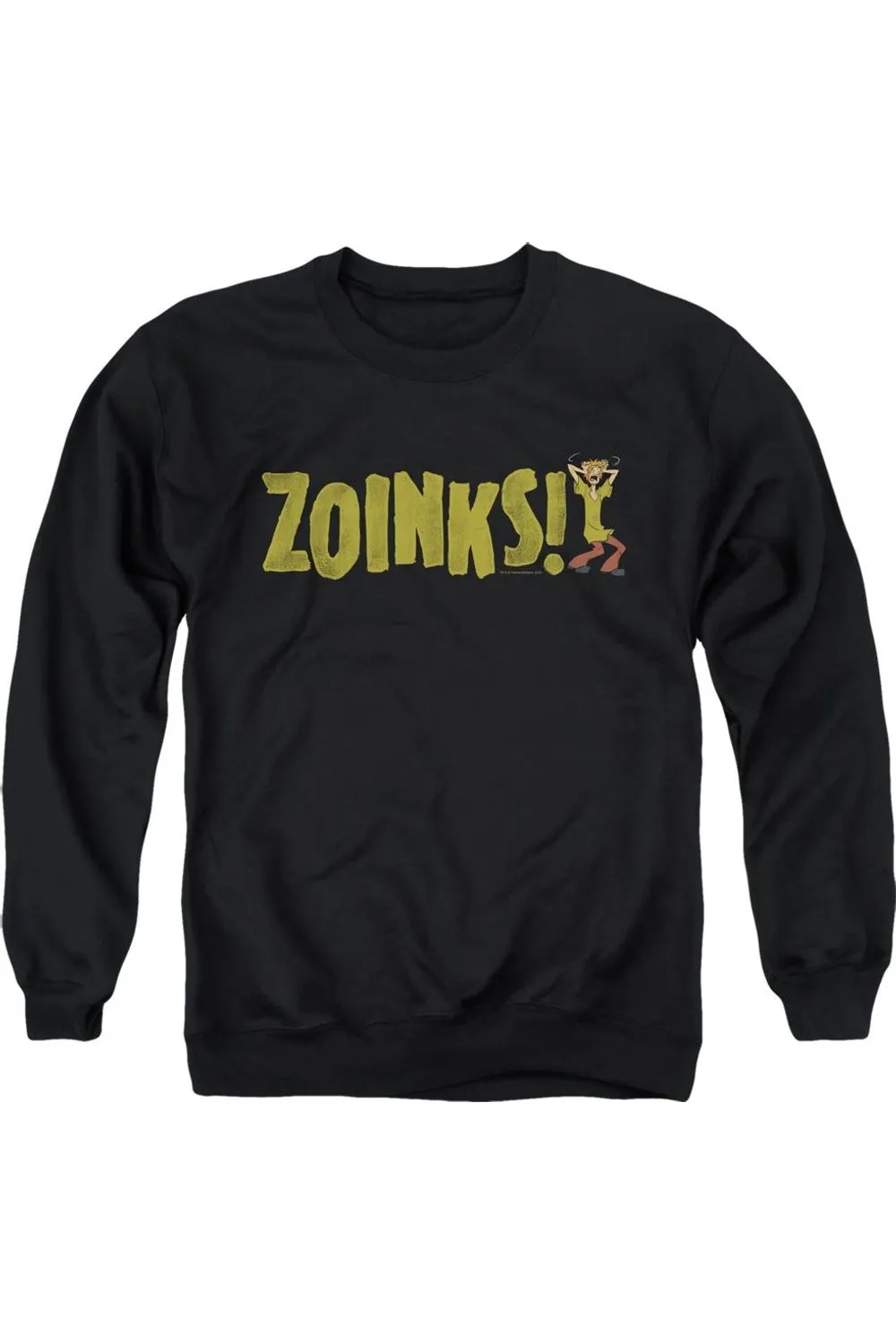Scooby Doo Zoinks Adult Crewneck Sweatshirt