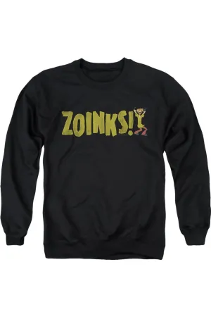 Scooby Doo Zoinks Adult Crewneck Sweatshirt