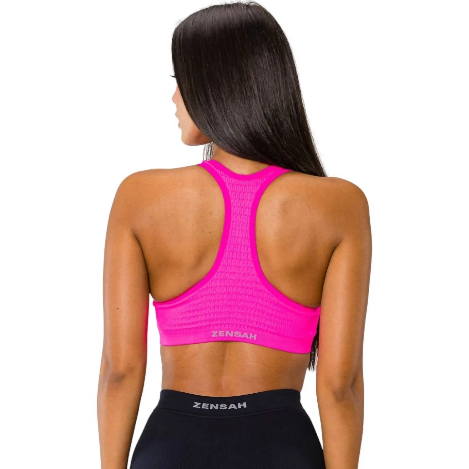 Seamless Running Bra In Pink