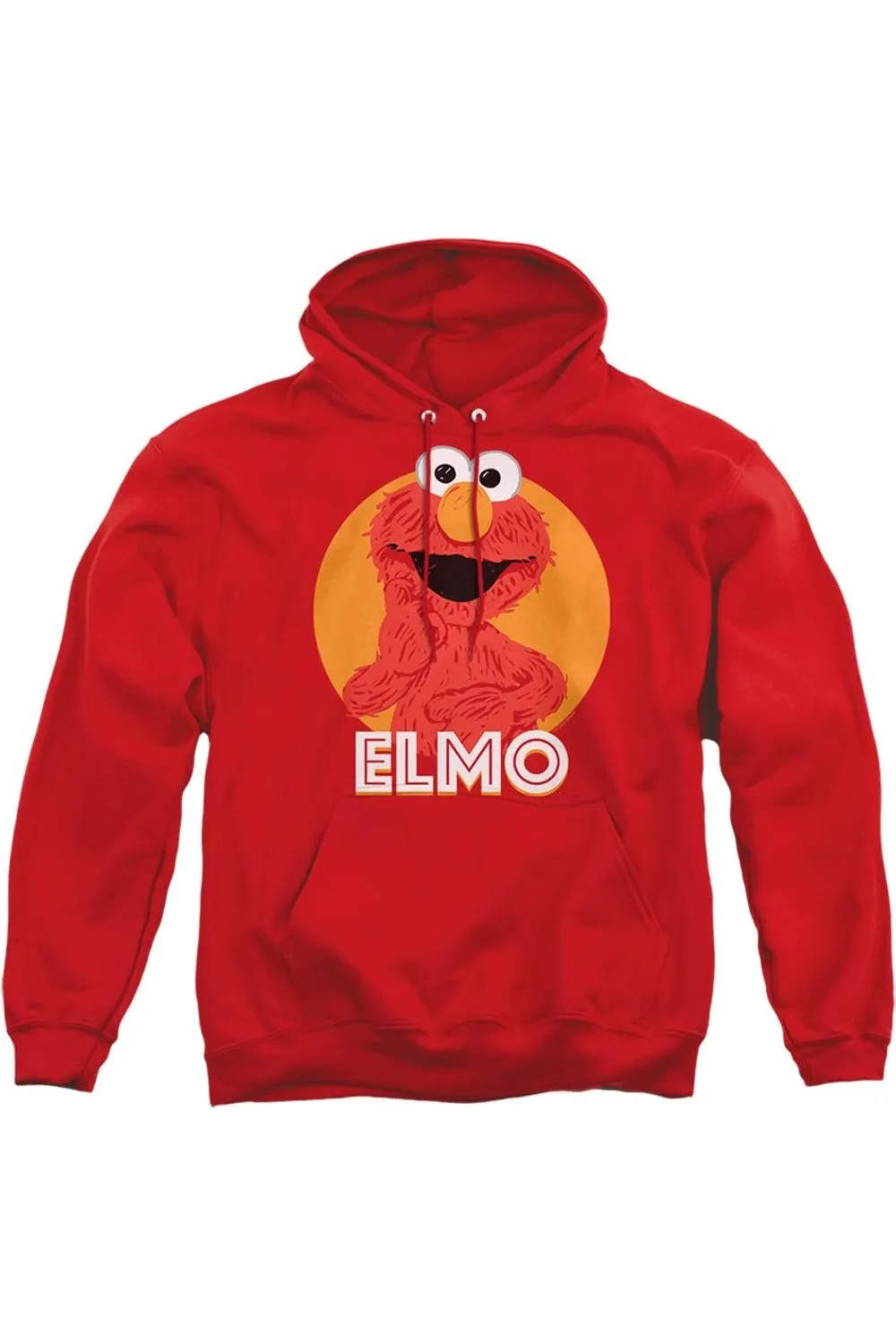Sesame Street Elmo Scribble Adult Pull Over Hoodie