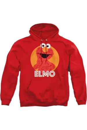 Sesame Street Elmo Scribble Adult Pull Over Hoodie