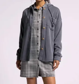 Shyla Jacket In Charcoal Grey