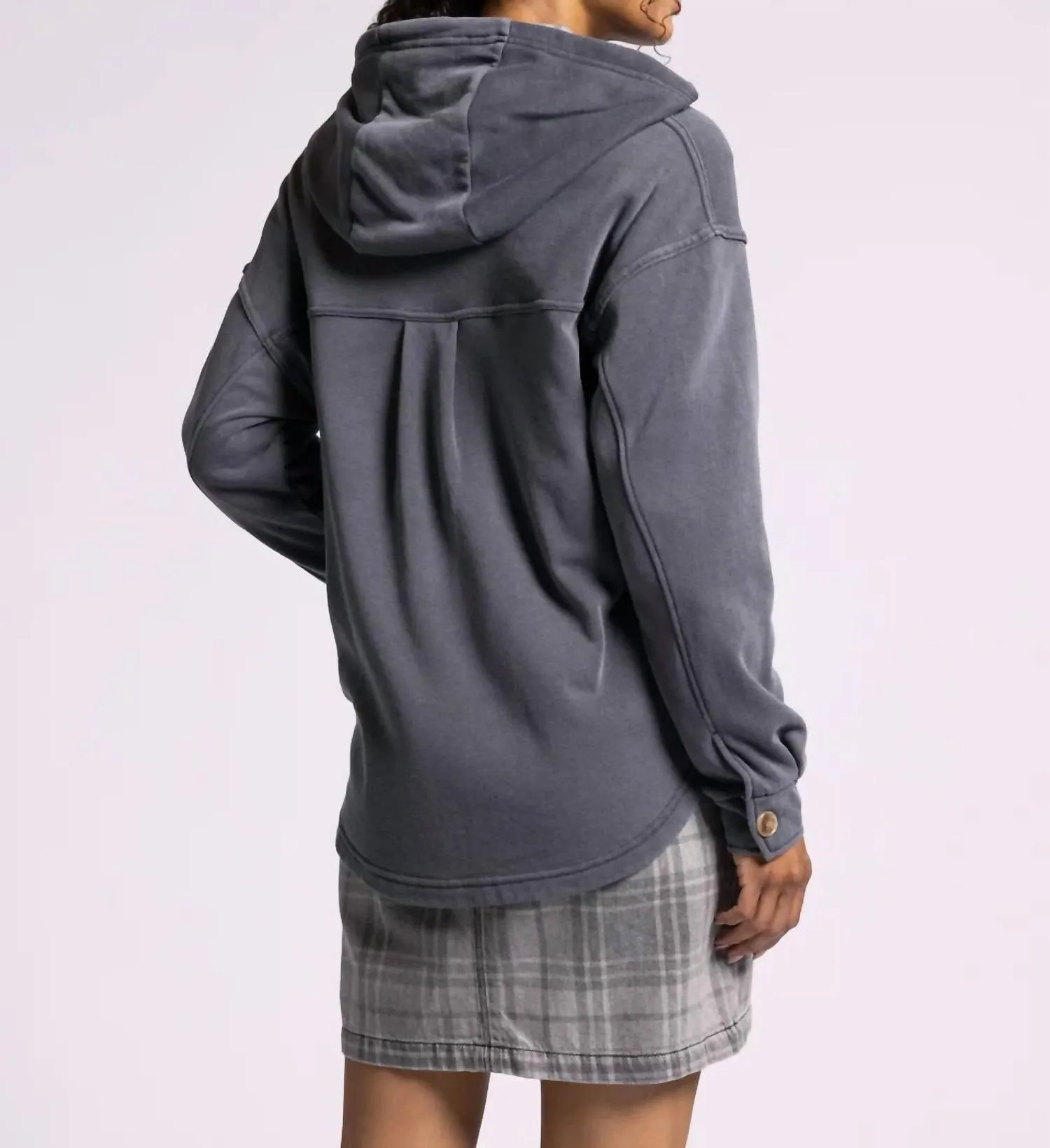 Shyla Jacket In Charcoal Grey