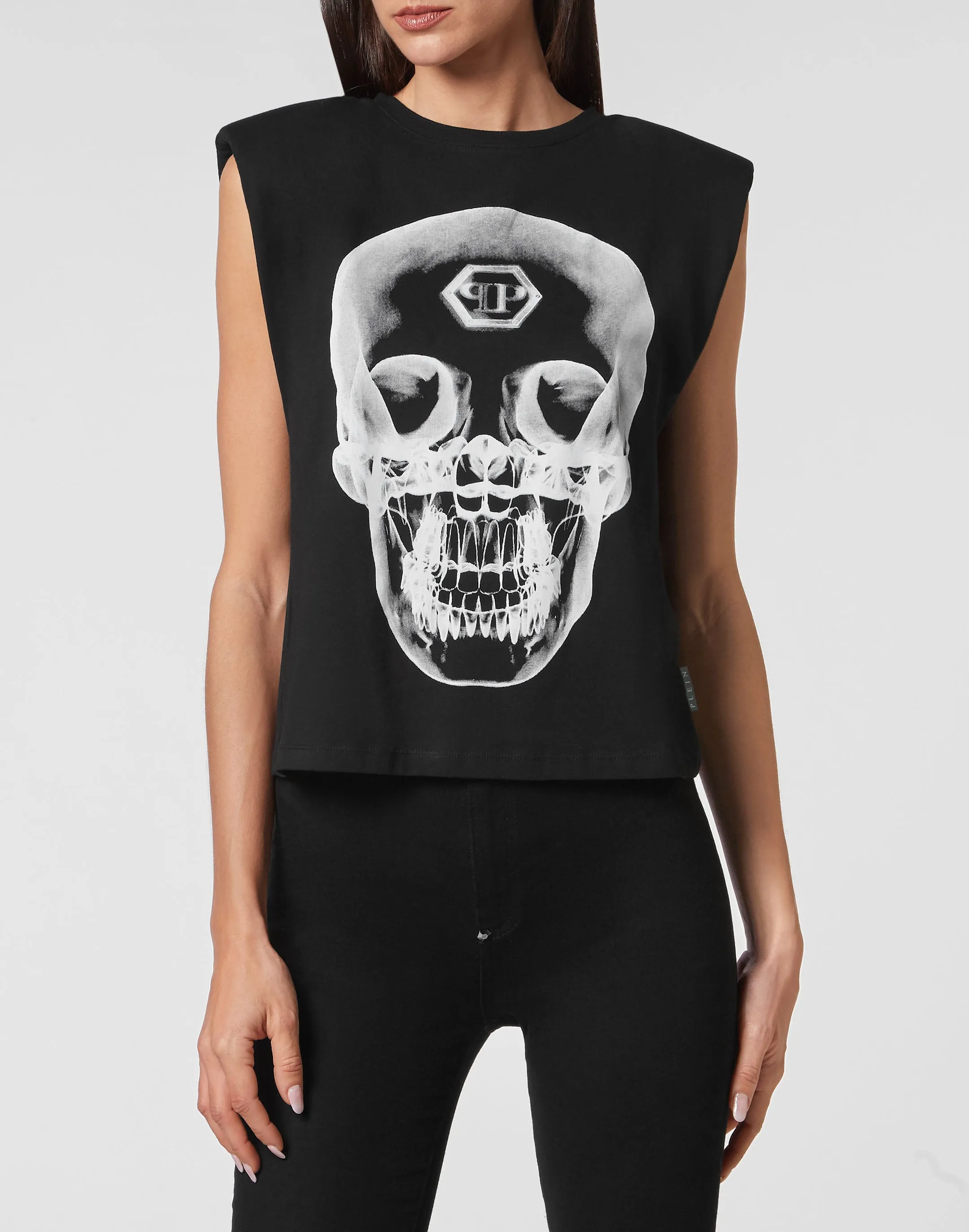 Sleeveless T-shirt Skull