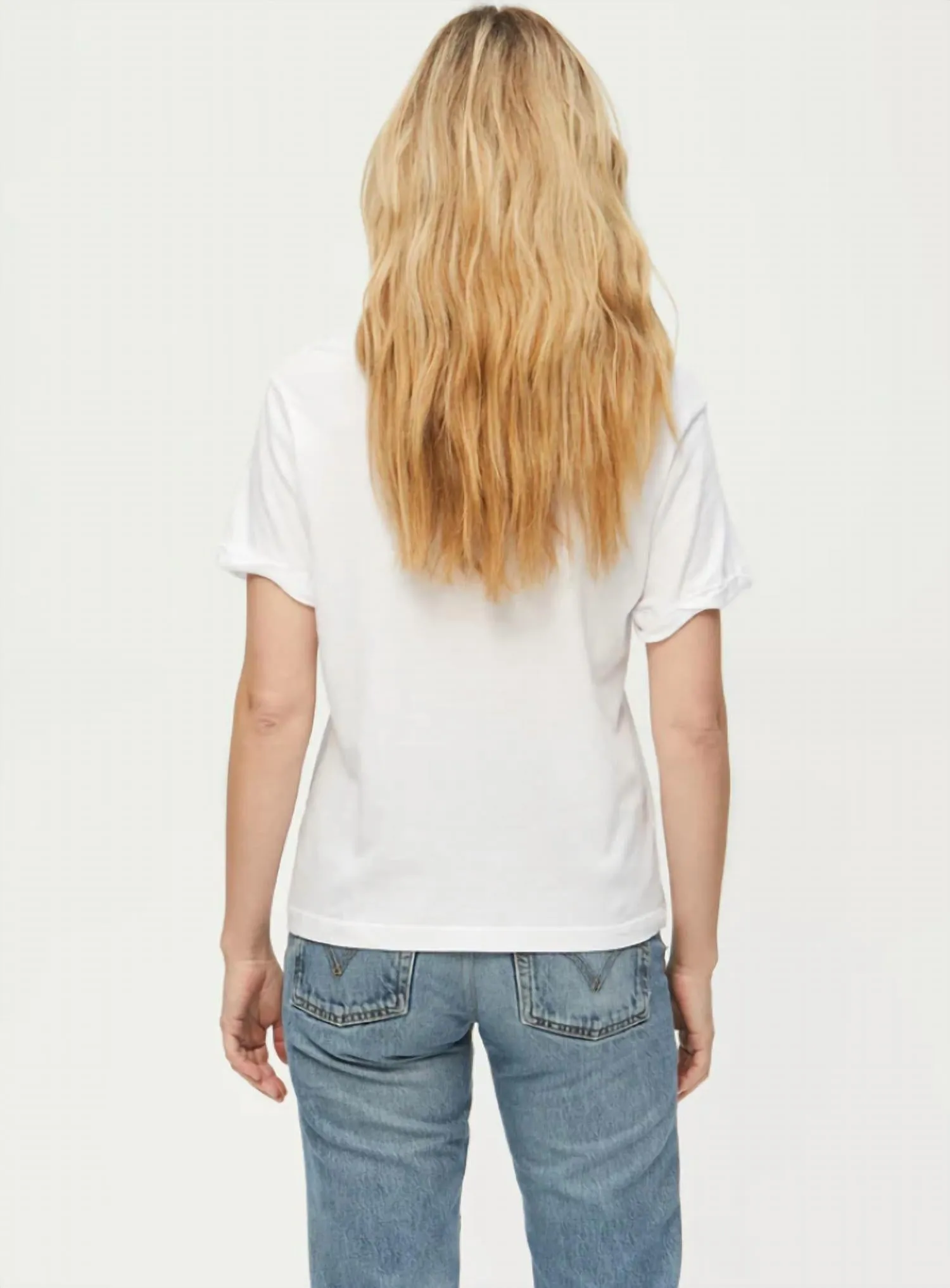 Sloan Tee In White