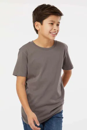 SoftShirts Youth Organic Short Sleeve Crewneck T-Shirt - Graphite Grey