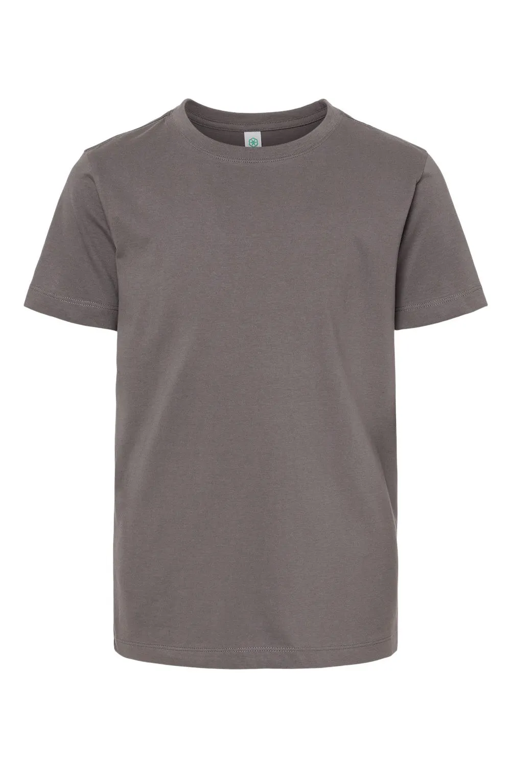 SoftShirts Youth Organic Short Sleeve Crewneck T-Shirt - Graphite Grey