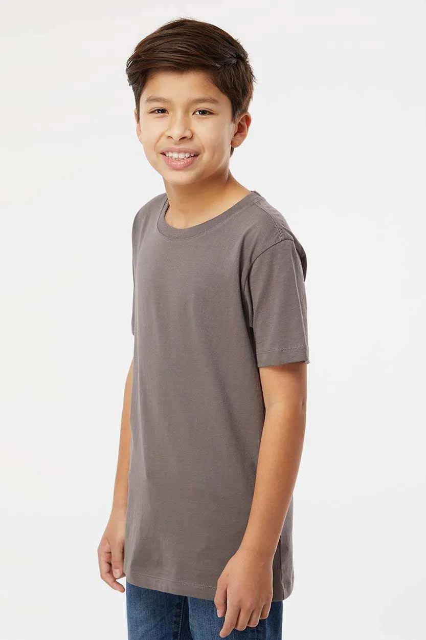 SoftShirts Youth Organic Short Sleeve Crewneck T-Shirt - Graphite Grey
