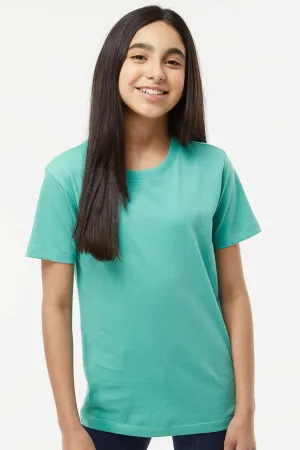 SoftShirts Youth Organic Short Sleeve Crewneck T-Shirt - Seafoam Green