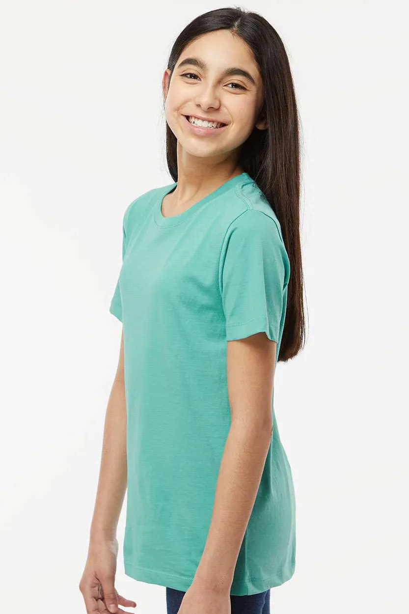 SoftShirts Youth Organic Short Sleeve Crewneck T-Shirt - Seafoam Green