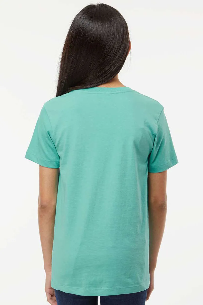 SoftShirts Youth Organic Short Sleeve Crewneck T-Shirt - Seafoam Green