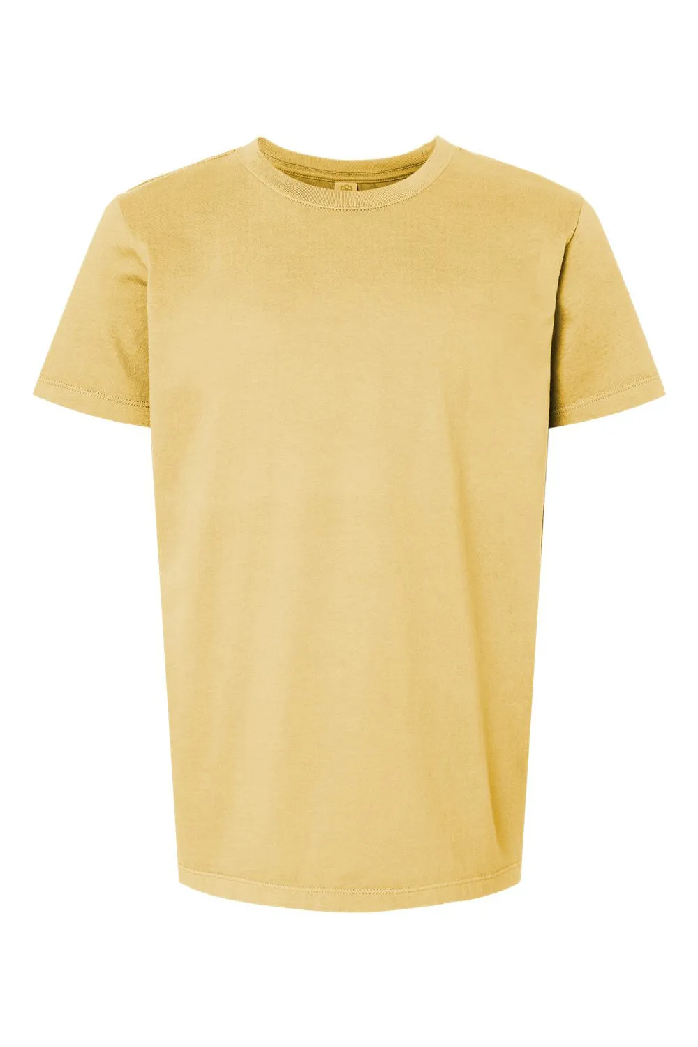 SoftShirts Youth Organic Short Sleeve Crewneck T-Shirt - Wheat Yellow