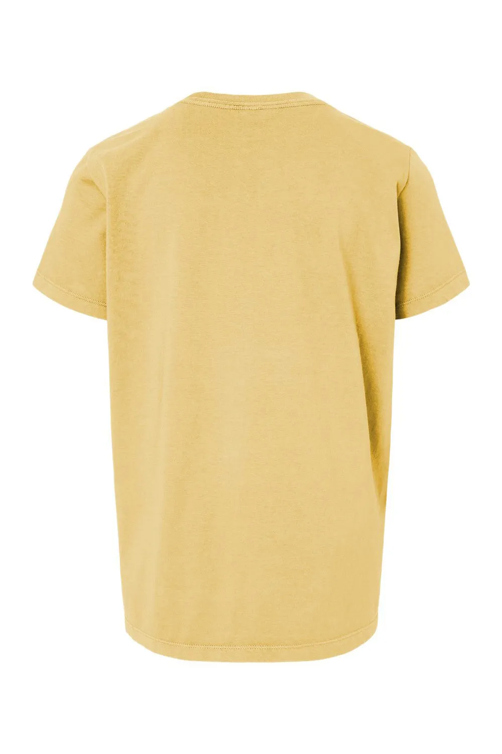 SoftShirts Youth Organic Short Sleeve Crewneck T-Shirt - Wheat Yellow
