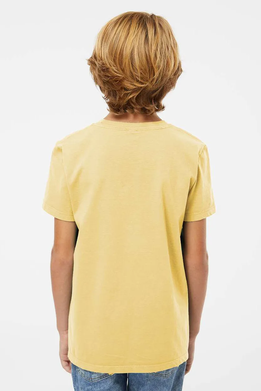 SoftShirts Youth Organic Short Sleeve Crewneck T-Shirt - Wheat Yellow