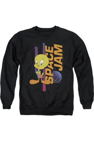 Space Jam 2 Tweety Standing Adult Crewneck Sweatshirt