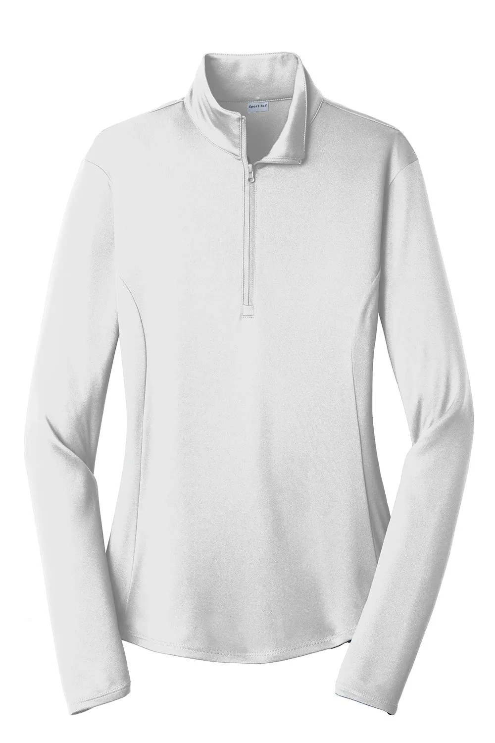Sport-Tek Womens Competitor Moisture Wicking 1/4 Zip Sweatshirt - White