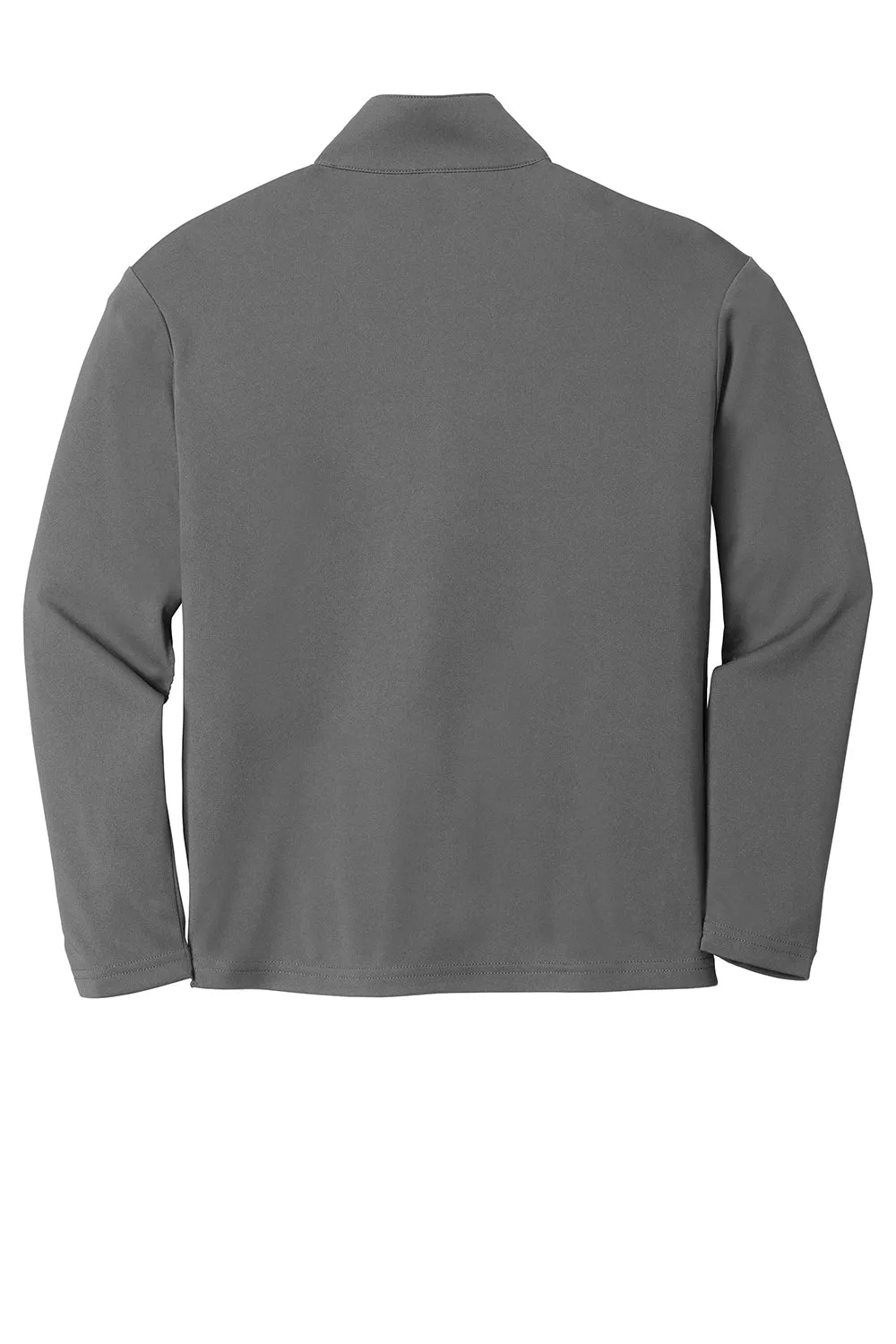 Sport-Tek Youth Competitor Moisture Wicking 1/4 Zip Sweatshirt - Concrete Grey