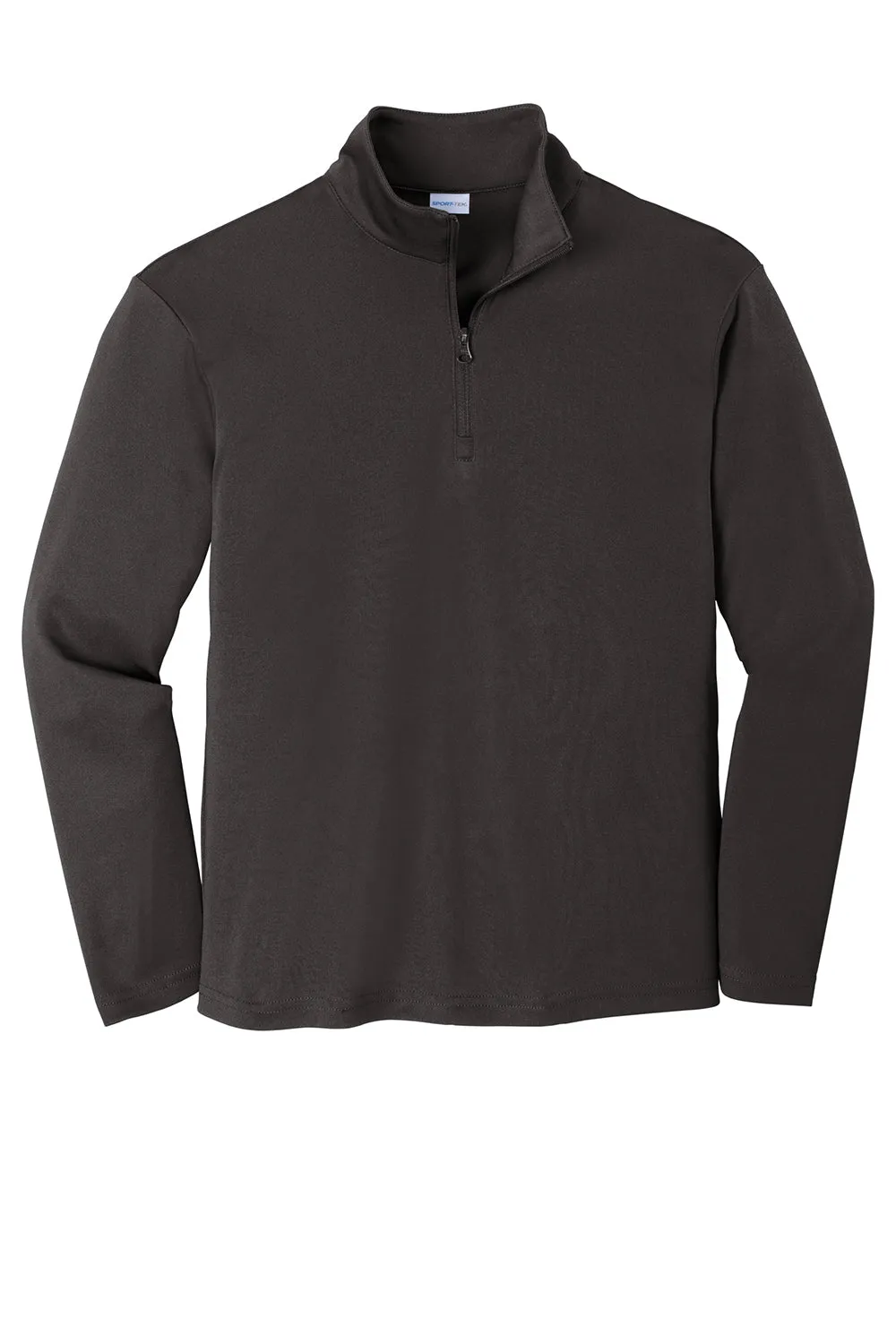 Sport-Tek Youth Competitor Moisture Wicking 1/4 Zip Sweatshirt - Iron Grey
