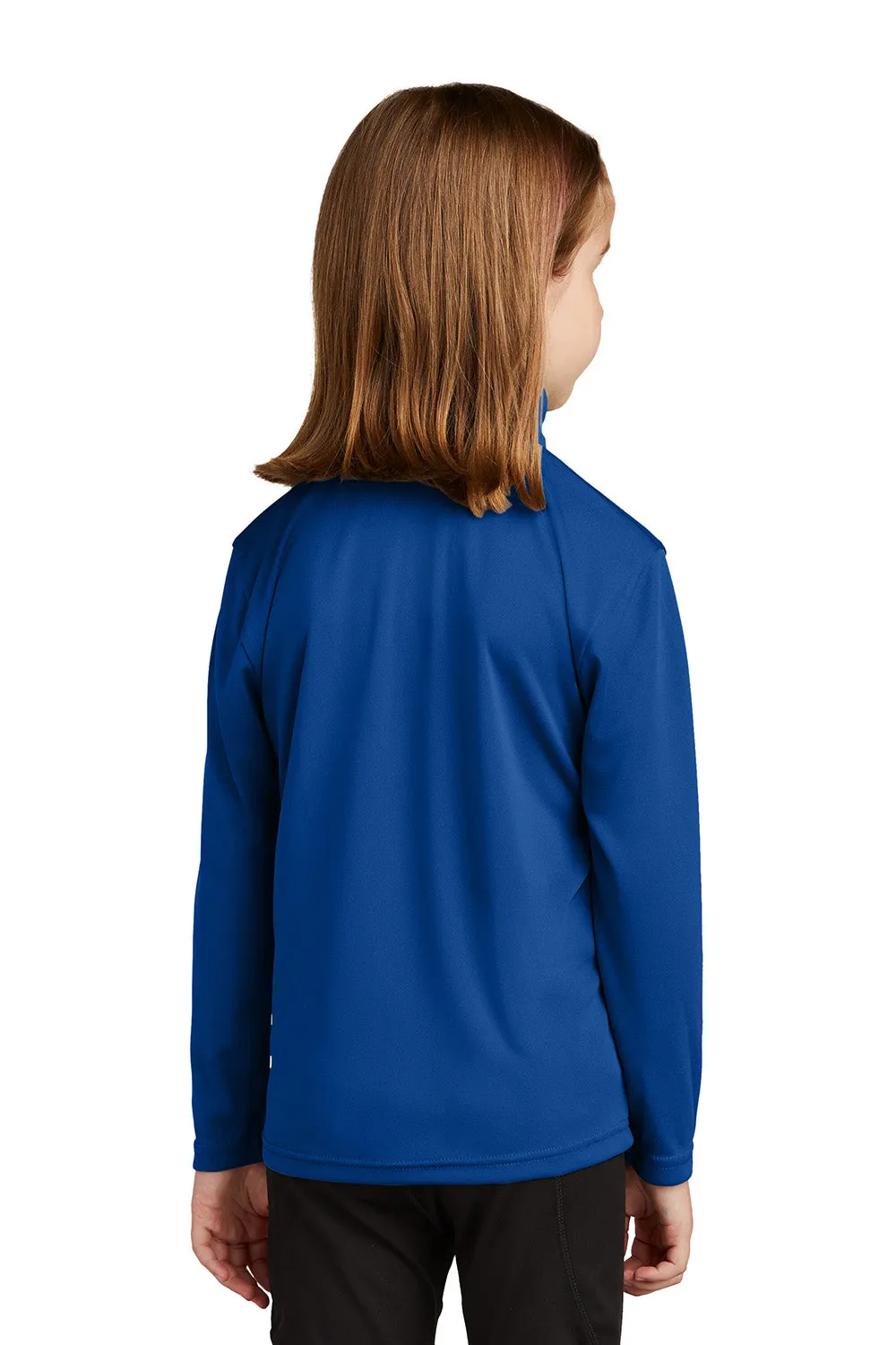Sport-Tek Youth Competitor Moisture Wicking 1/4 Zip Sweatshirt - True Royal Blue
