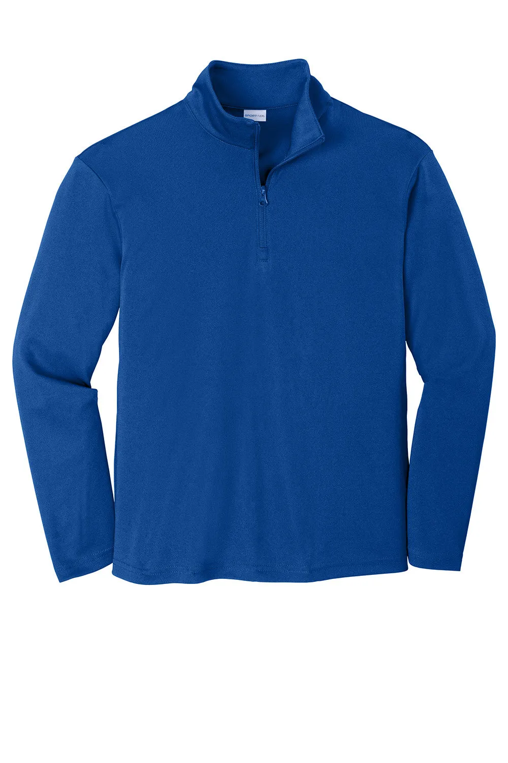 Sport-Tek Youth Competitor Moisture Wicking 1/4 Zip Sweatshirt - True Royal Blue