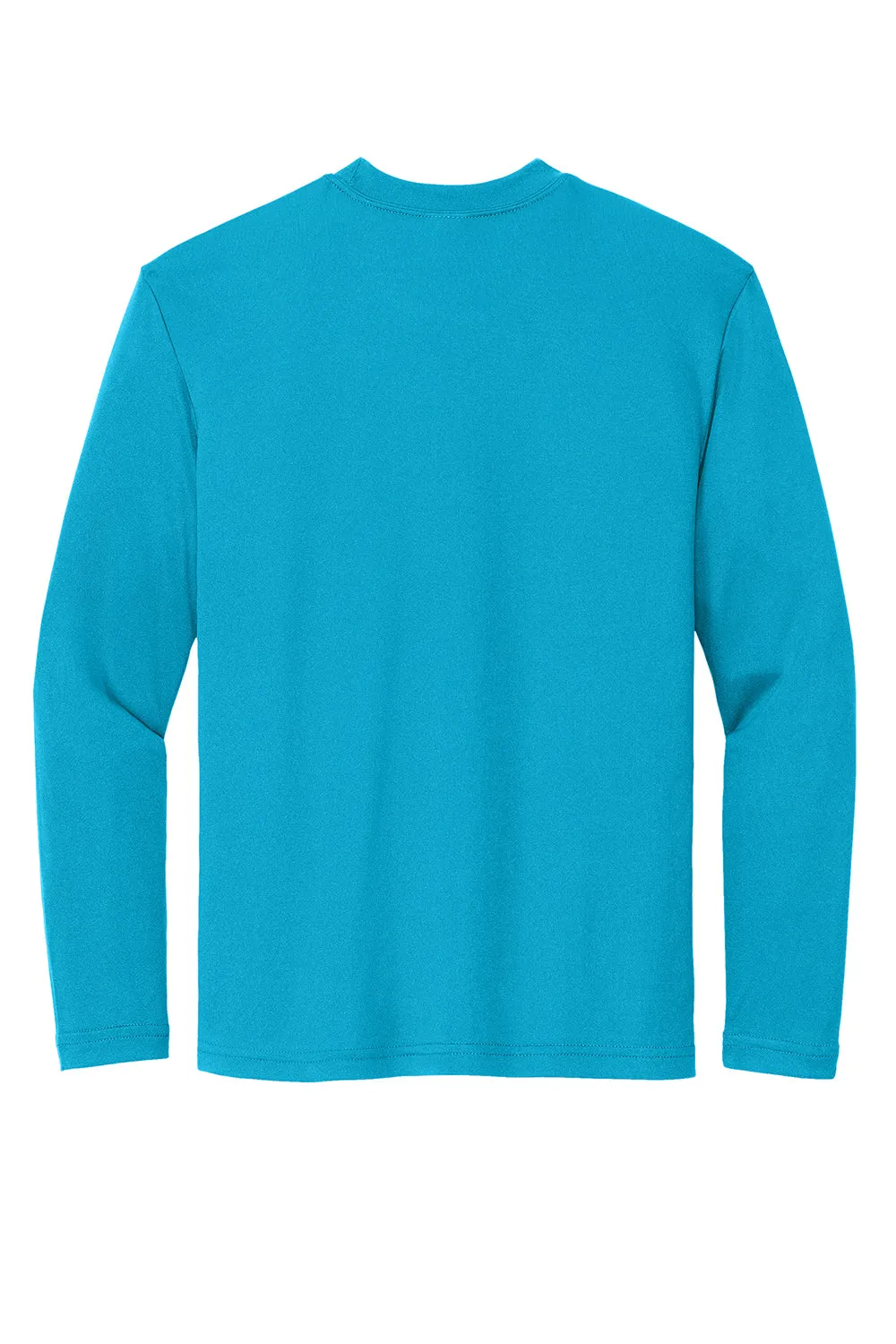 Sport-Tek Youth Competitor Moisture Wicking Long Sleeve Crewneck T-Shirt - Atomic Blue