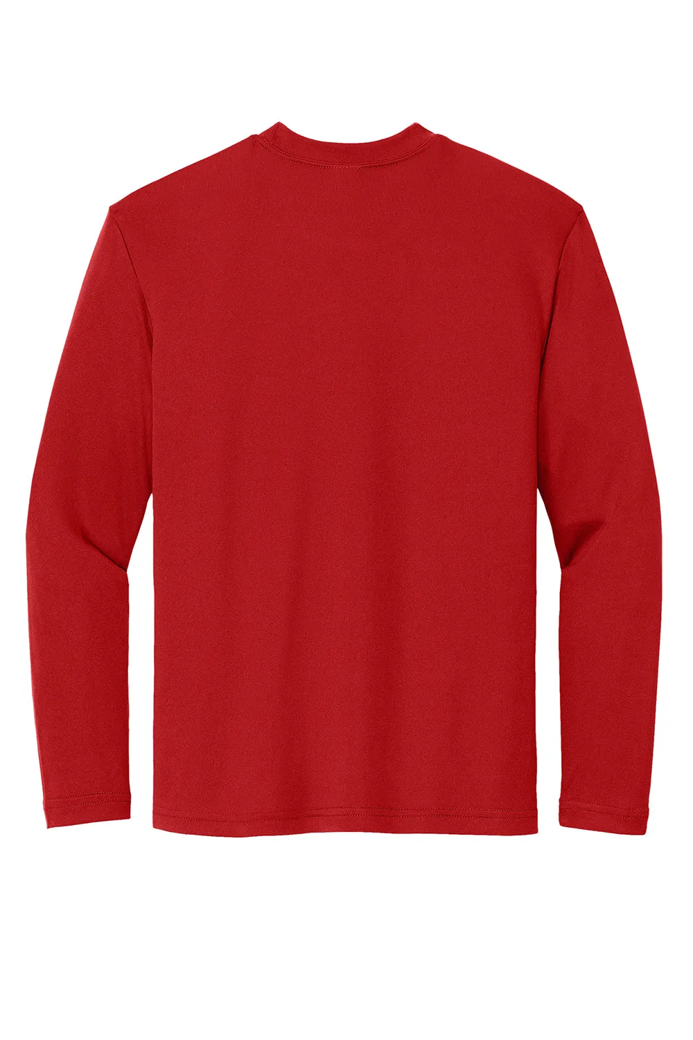 Sport-Tek Youth Competitor Moisture Wicking Long Sleeve Crewneck T-Shirt - Deep Red