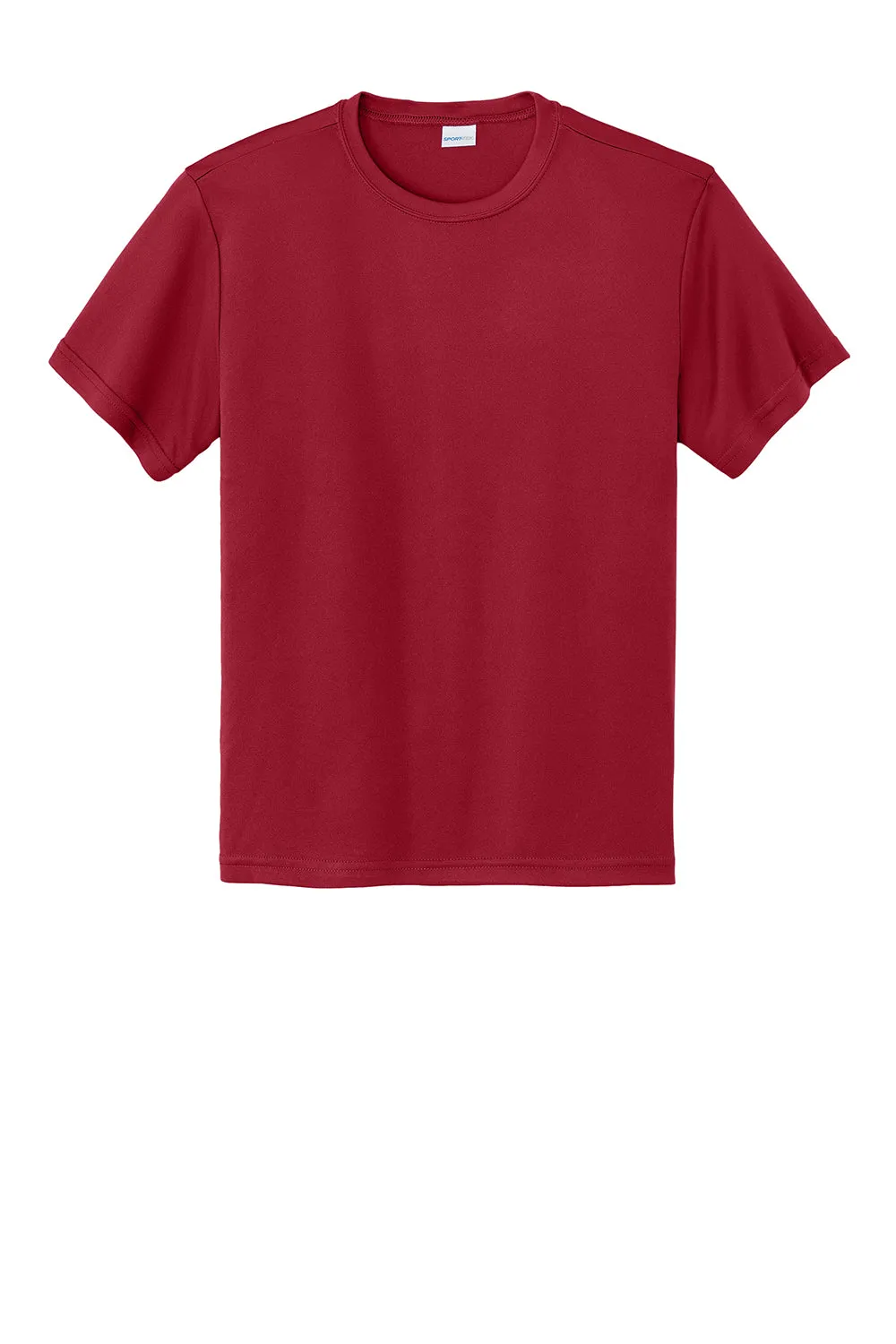 Sport-Tek Youth Competitor Moisture Wicking Short Sleeve Crewneck T-Shirt - Deep Red