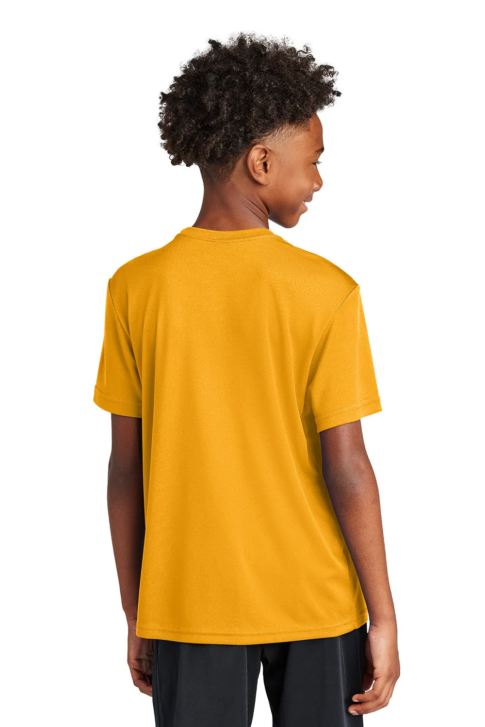 Sport-Tek Youth Competitor Moisture Wicking Short Sleeve Crewneck T-Shirt - Gold