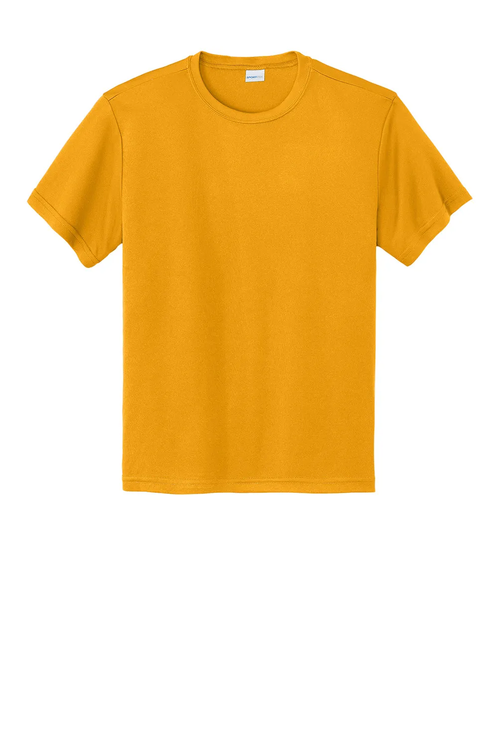 Sport-Tek Youth Competitor Moisture Wicking Short Sleeve Crewneck T-Shirt - Gold