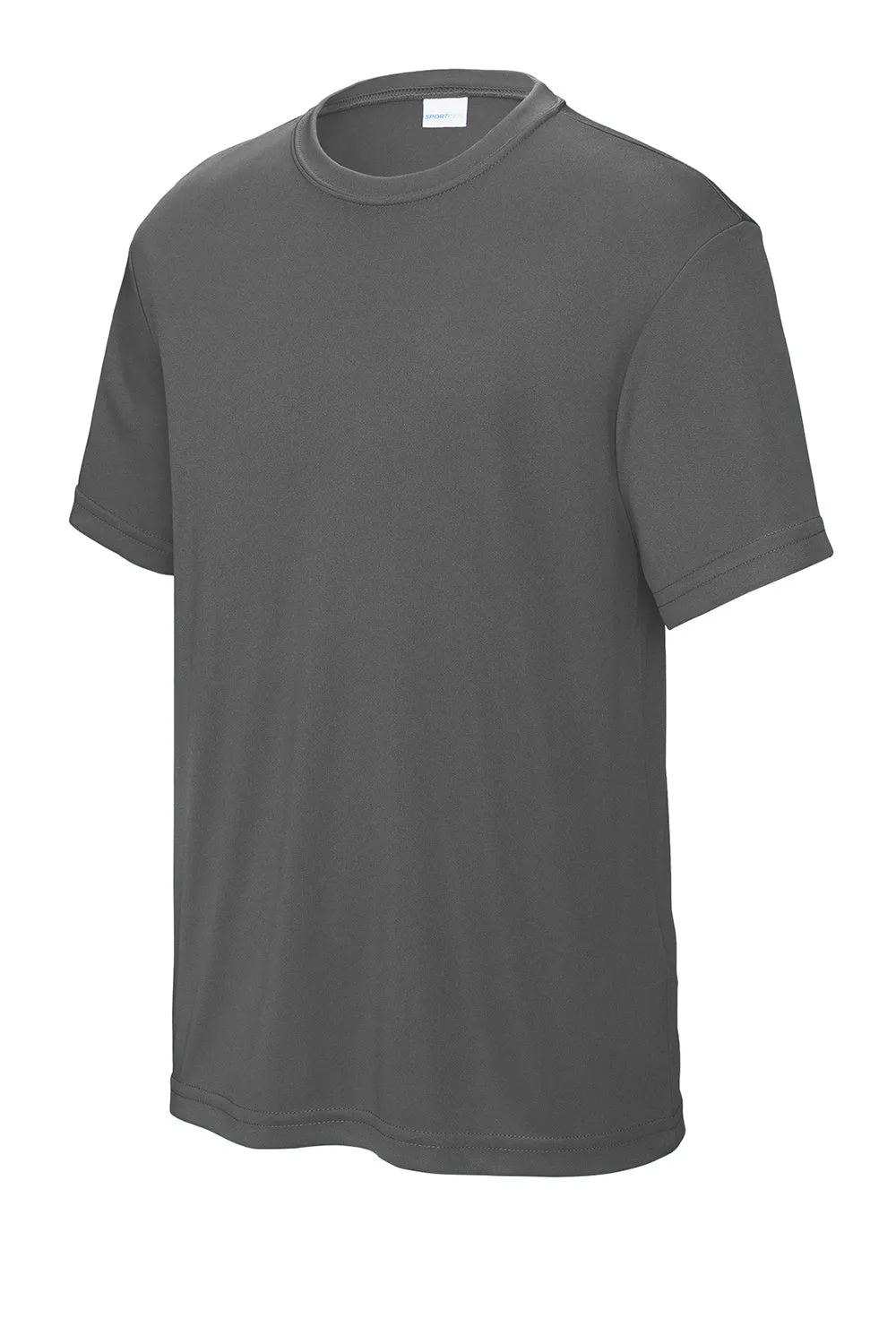 Sport-Tek Youth Competitor Moisture Wicking Short Sleeve Crewneck T-Shirt - Iron Grey