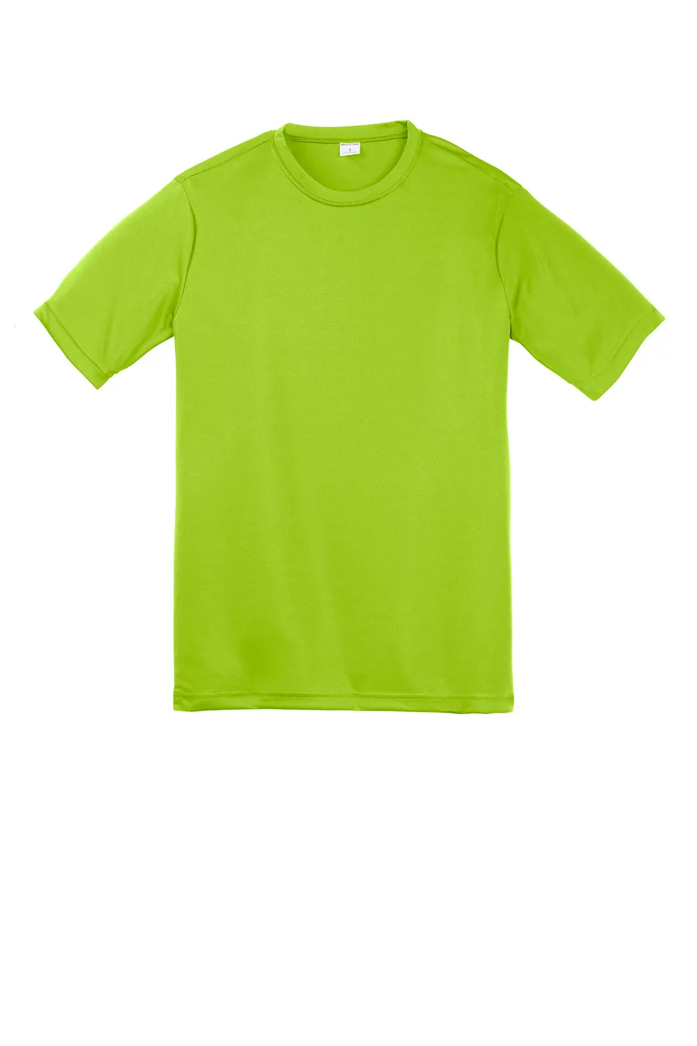 Sport-Tek Youth Competitor Moisture Wicking Short Sleeve Crewneck T-Shirt - Lime Shock Green