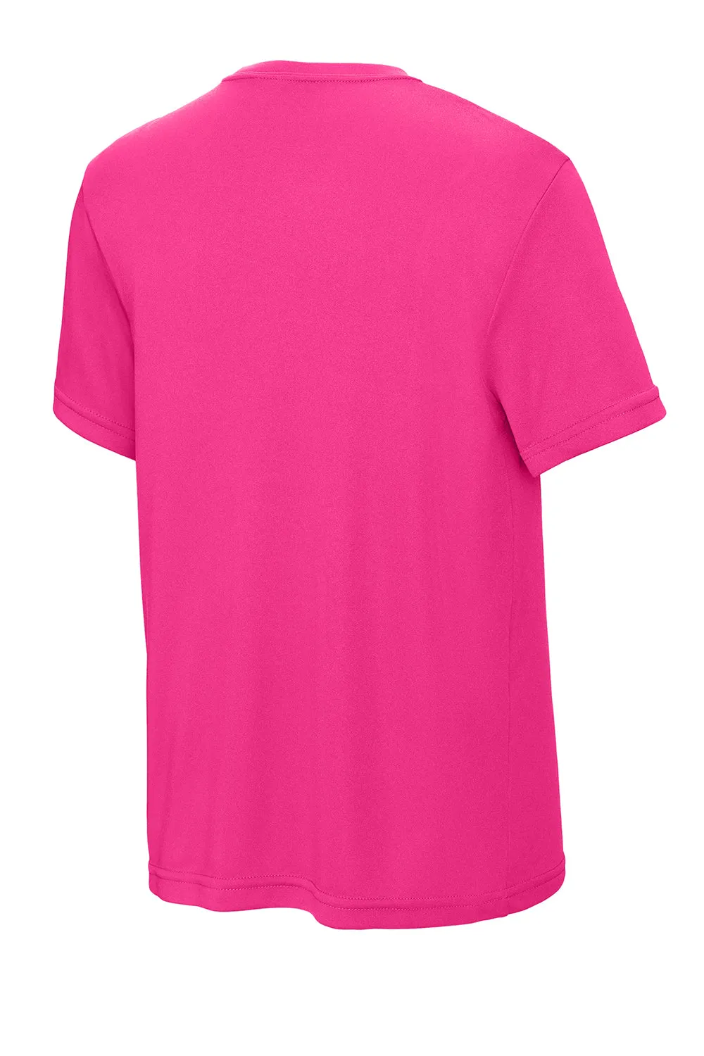 Sport-Tek Youth Competitor Moisture Wicking Short Sleeve Crewneck T-Shirt - Neon Pink