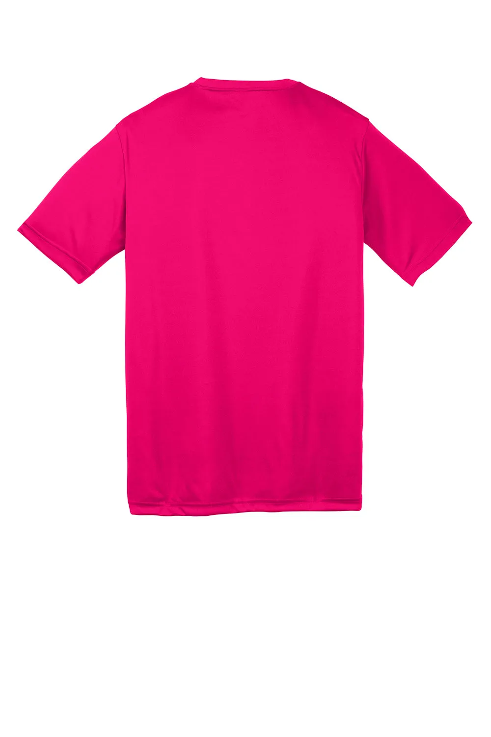Sport-Tek Youth Competitor Moisture Wicking Short Sleeve Crewneck T-Shirt - Raspberry Pink - Closeout