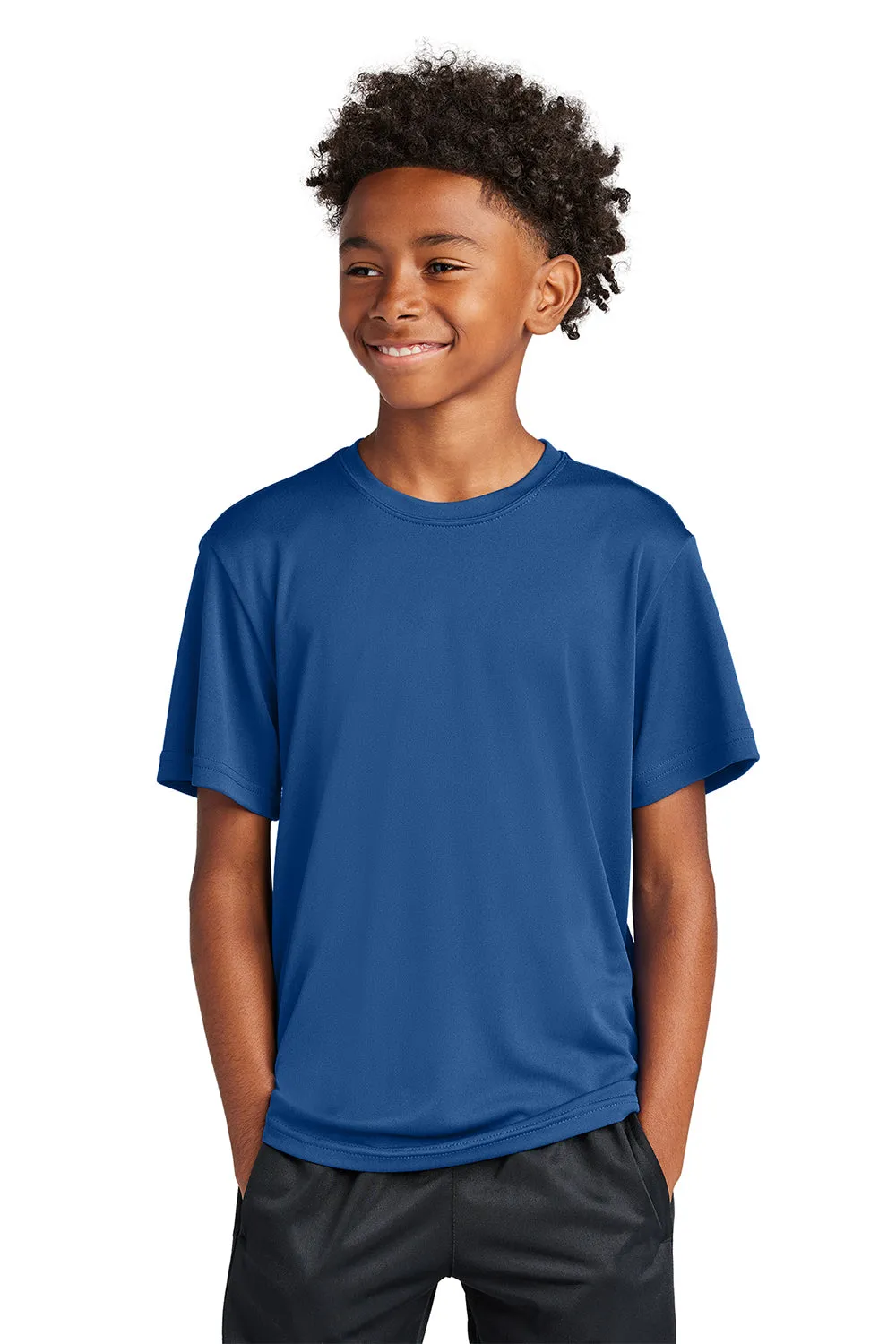 Sport-Tek Youth Competitor Moisture Wicking Short Sleeve Crewneck T-Shirt - Royal Blue