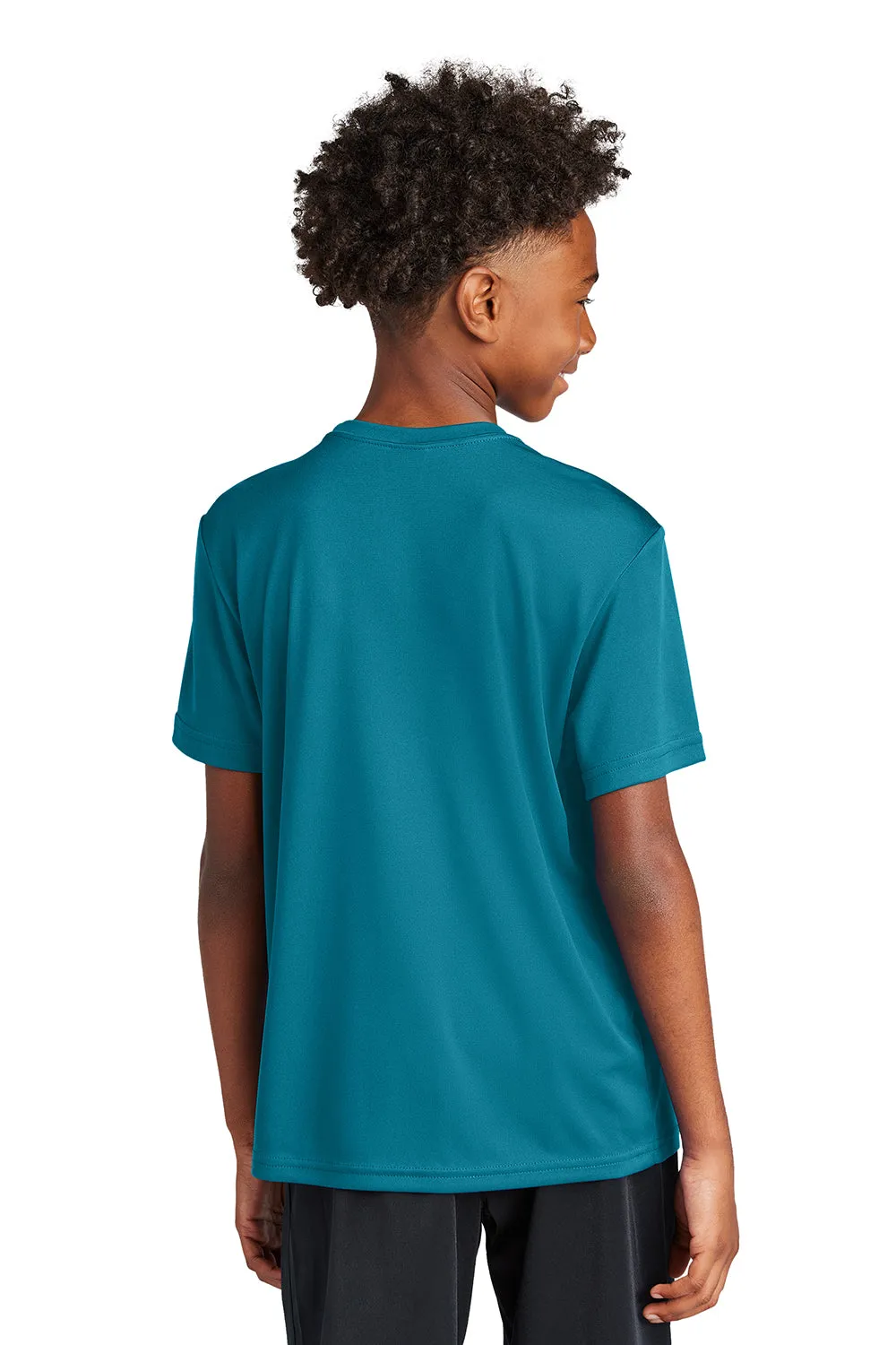 Sport-Tek Youth Competitor Moisture Wicking Short Sleeve Crewneck T-Shirt - Tropic Blue