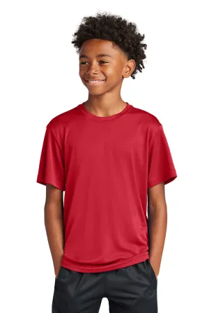 Sport-Tek Youth Competitor Moisture Wicking Short Sleeve Crewneck T-Shirt - True Red