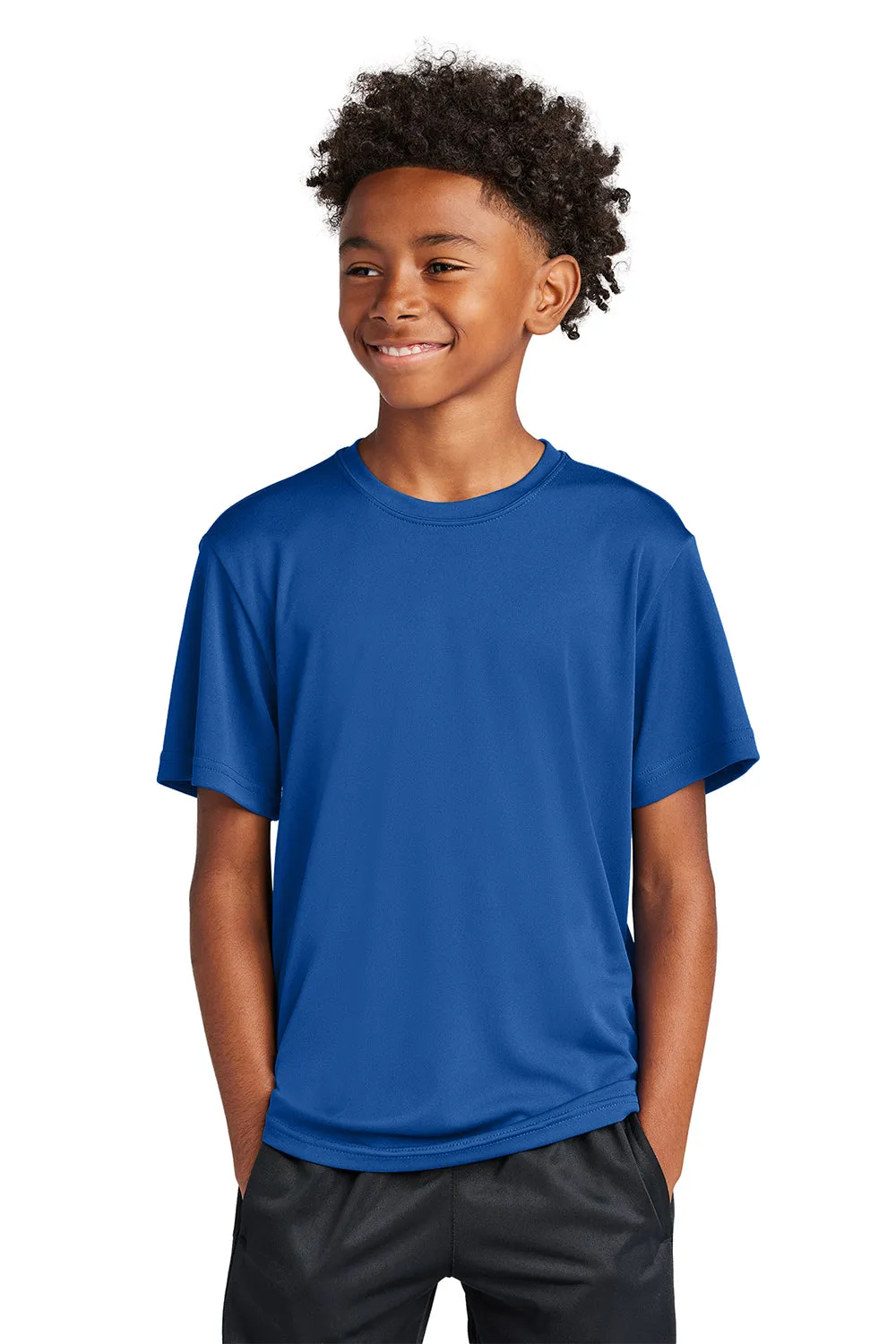 Sport-Tek Youth Competitor Moisture Wicking Short Sleeve Crewneck T-Shirt - True Royal Blue