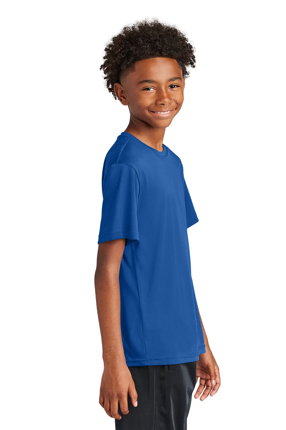 Sport-Tek Youth Competitor Moisture Wicking Short Sleeve Crewneck T-Shirt - True Royal Blue