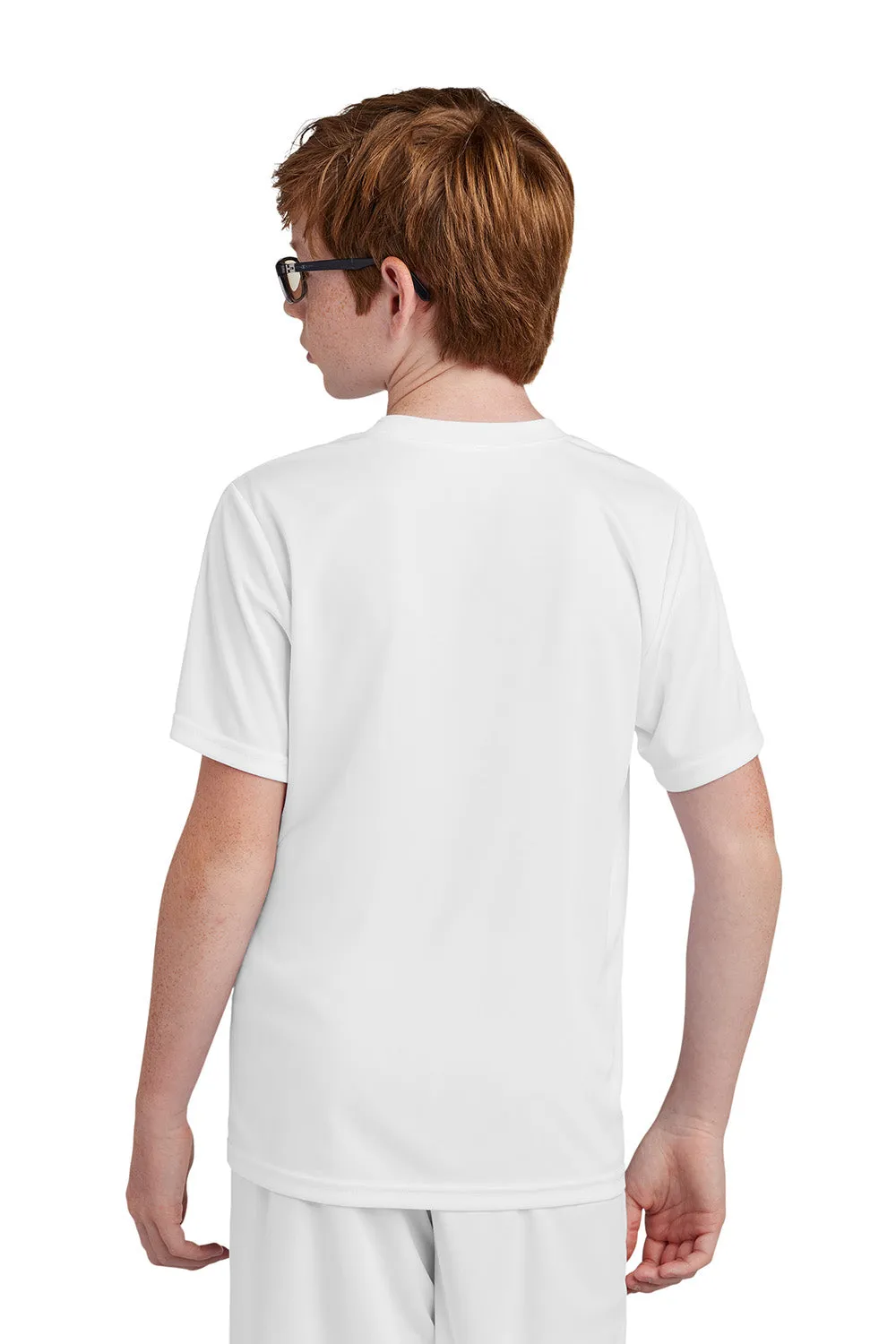 Sport-Tek Youth Moisture Wicking Competitor United Short Sleeve Crewneck T-Shirt - White