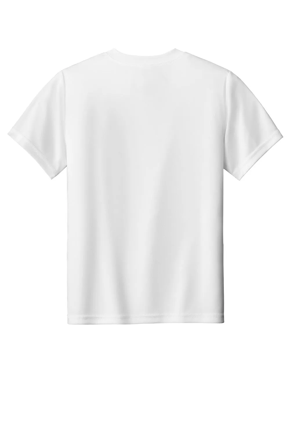 Sport-Tek Youth Moisture Wicking Competitor United Short Sleeve Crewneck T-Shirt - White