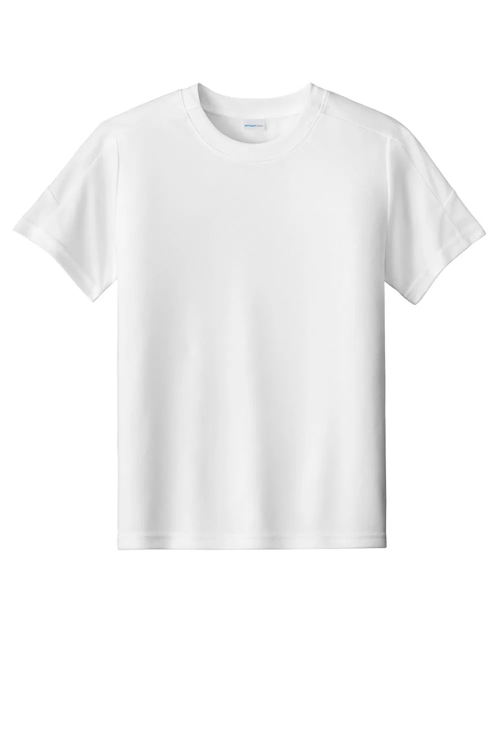Sport-Tek Youth Moisture Wicking Competitor United Short Sleeve Crewneck T-Shirt - White