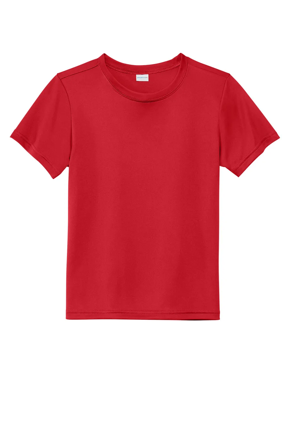 Sport-Tek Youth Re-Compete Moisture Wicking Short Sleeve Crewneck T-Shirt - True Red